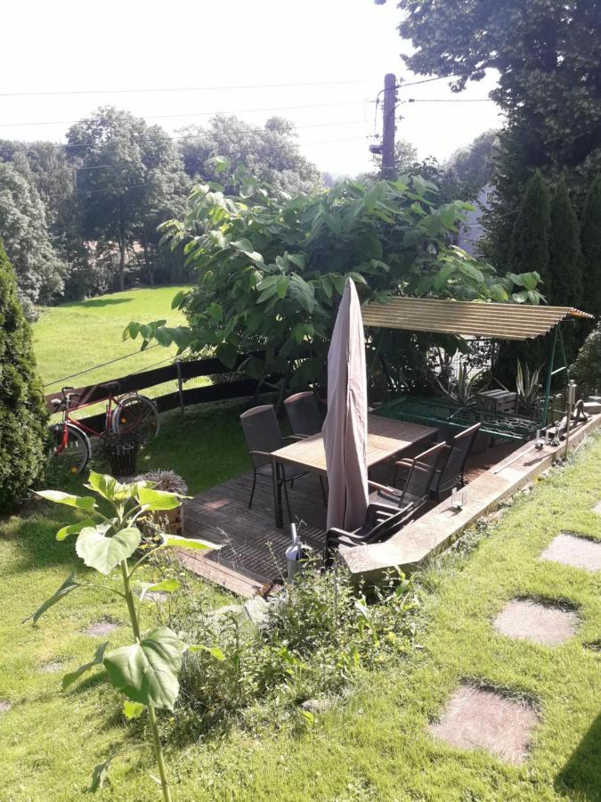 Fewo Zur Alten Schule Weckersdorf ภายนอก รูปภาพ